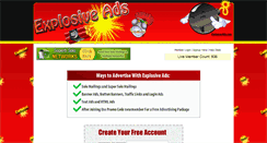Desktop Screenshot of explosive-ads.com
